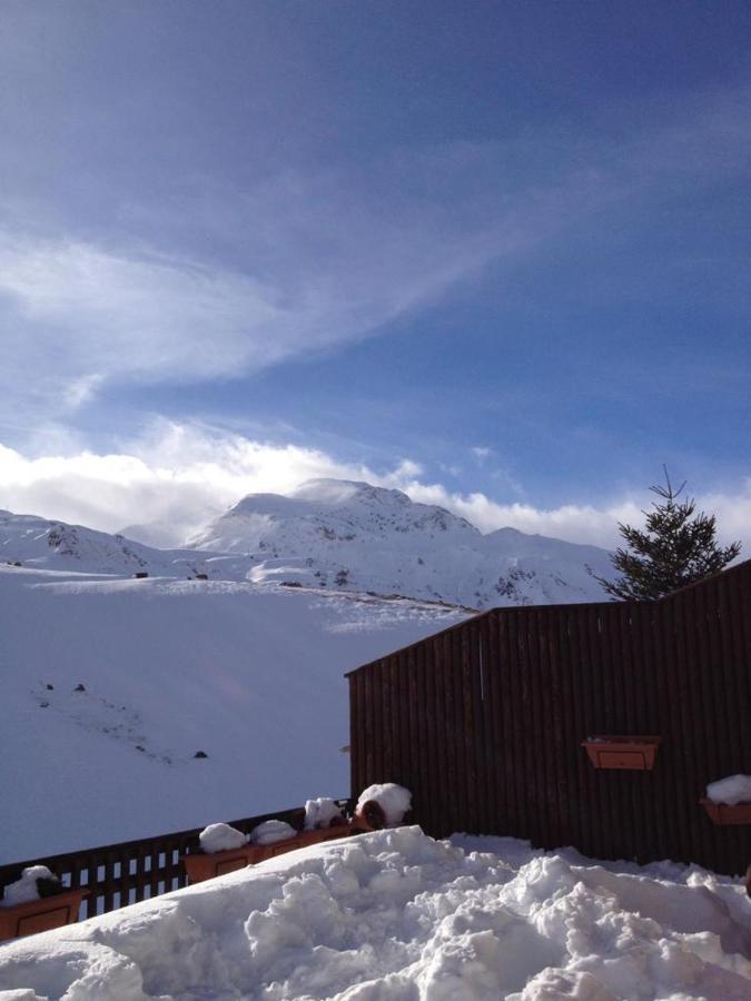 Bajo Con Terraza Y Vistas A Las Montana En Formigal Kültér fotó